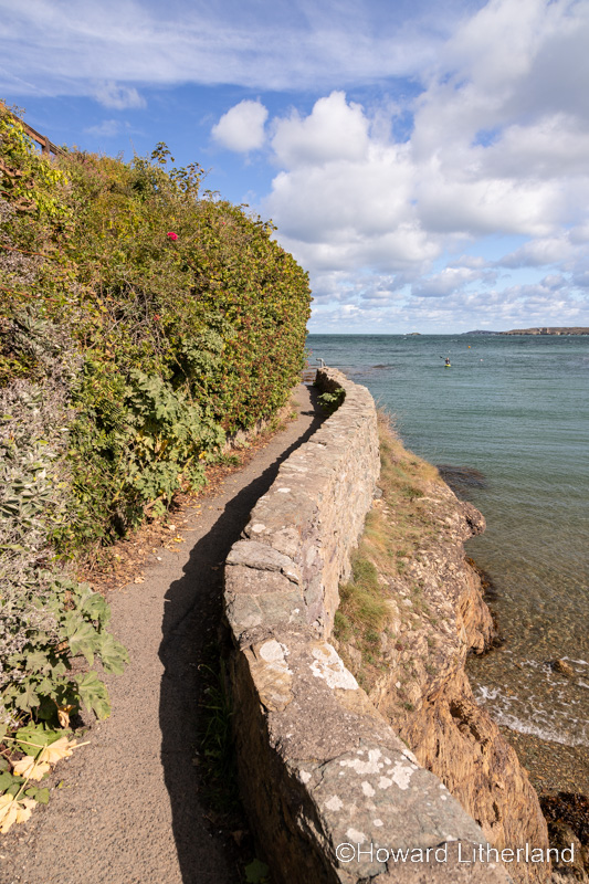 Anglesey coastal path at Bull Bay on the North Wales coast