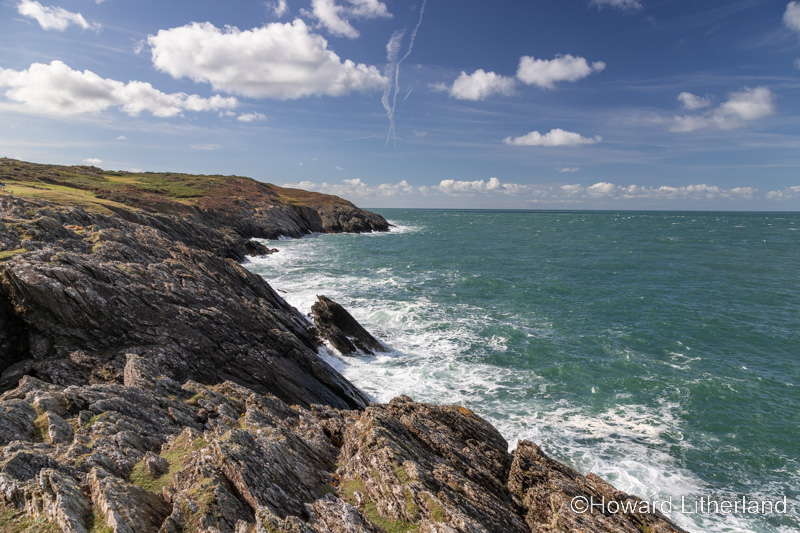 Cliffs at Bull Bay on the coast of Anglesey, North Wales