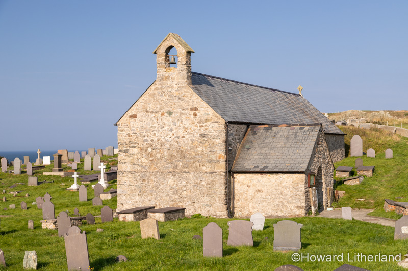 Saint Patrick's church at Llanbadrig, Anglesey, North Wales