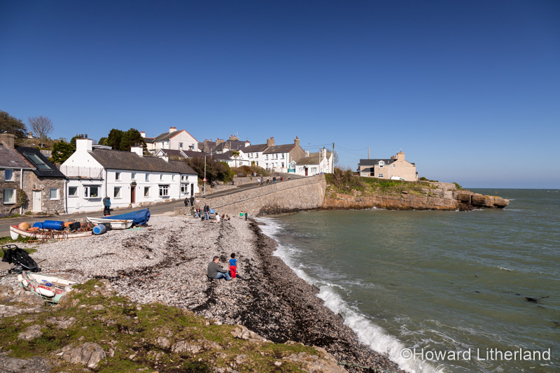 Main street, Moelfre, Anglesey, North Wales