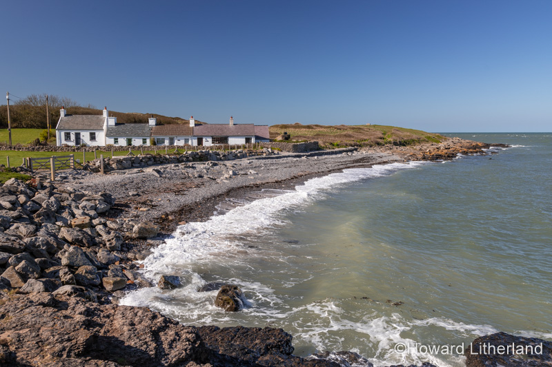 Beach and houses, Moelfre, Anglesey, North Wales