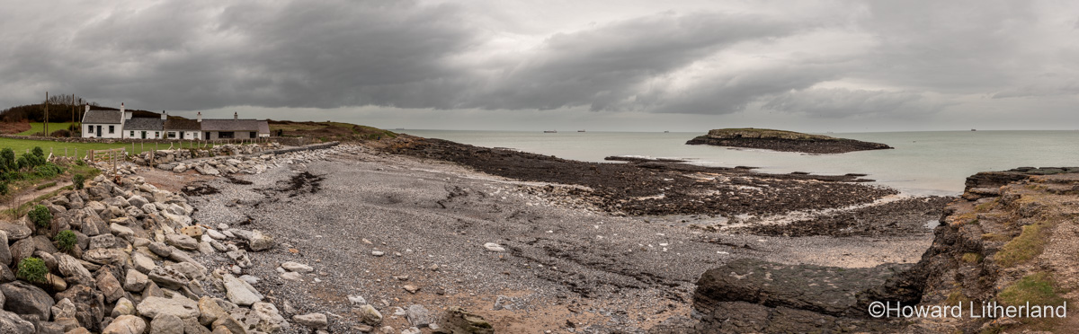The coast of Anglesey at Moelfre, North Wales