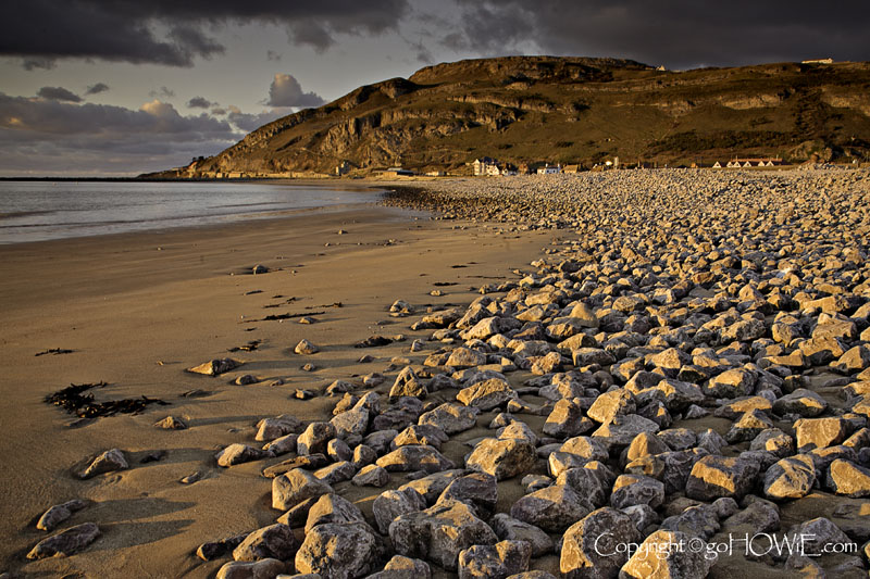 Beach and rocks, Llandudno, North Wales