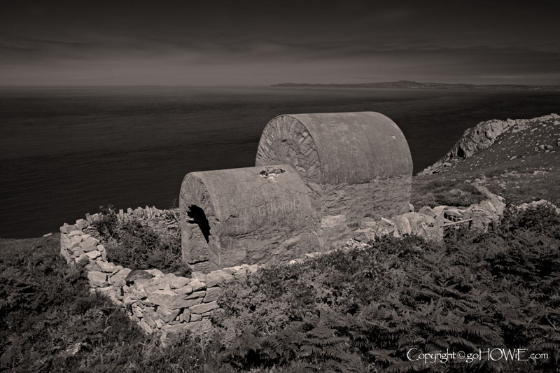 Abandoned explosives bunker, Holyhead, Anglesey, North Wales
