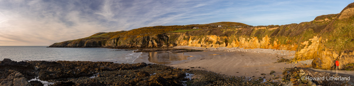 Panoramic image of Church Bay, Anglesey, North Wales