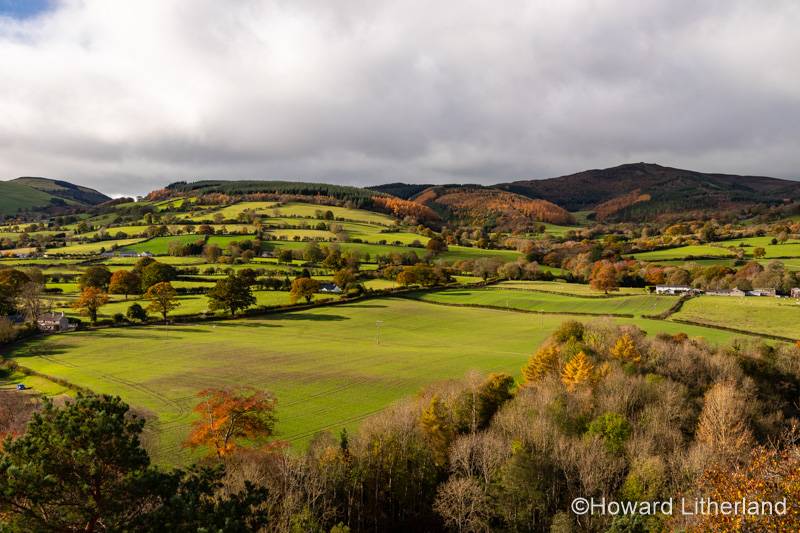 Clwydian Range Area of Outstanding Natural Beauty, North Wales, in Autumn