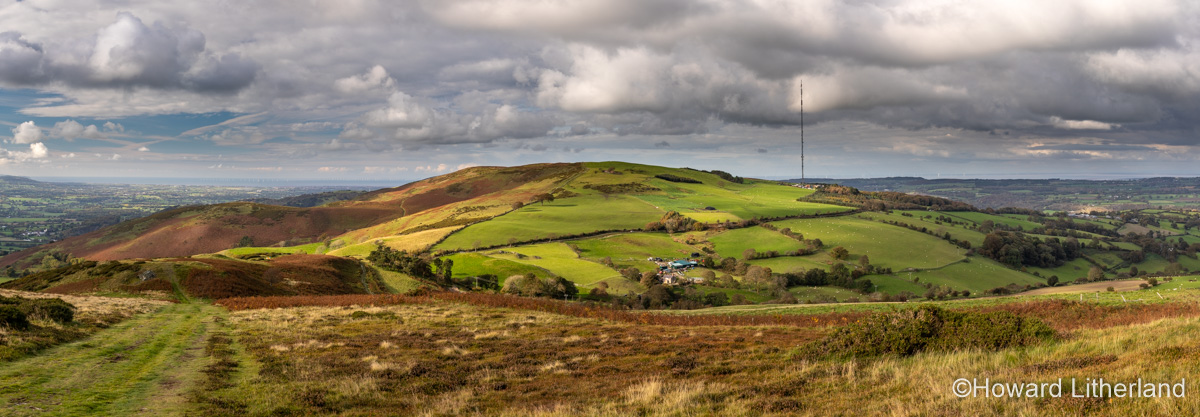 Moel-y-Parc transmitter mast, Clwydian Range, North Wales