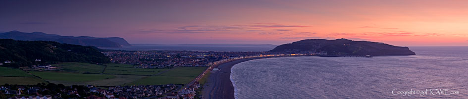 Coastal panorama, Llandudno, North Wales