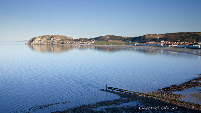 Coastal reflections, Llandudno, North Wales