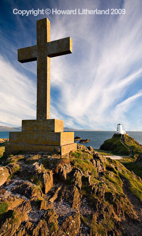 Cross and watch tower, Llandwyn, Anglesey