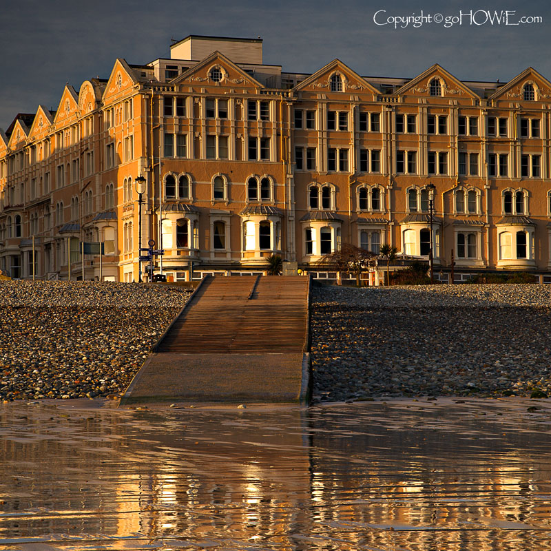 Hotels on the seafront, Llandudno, North Wales
