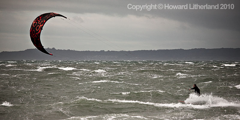 Kite surfer, Llandudno, North Wales