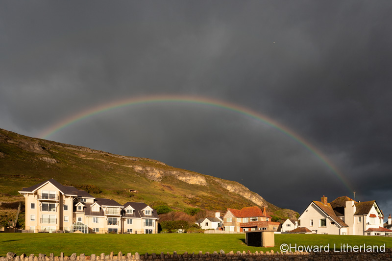 Rainbow over the Great Orme, Llandudno, North Wales