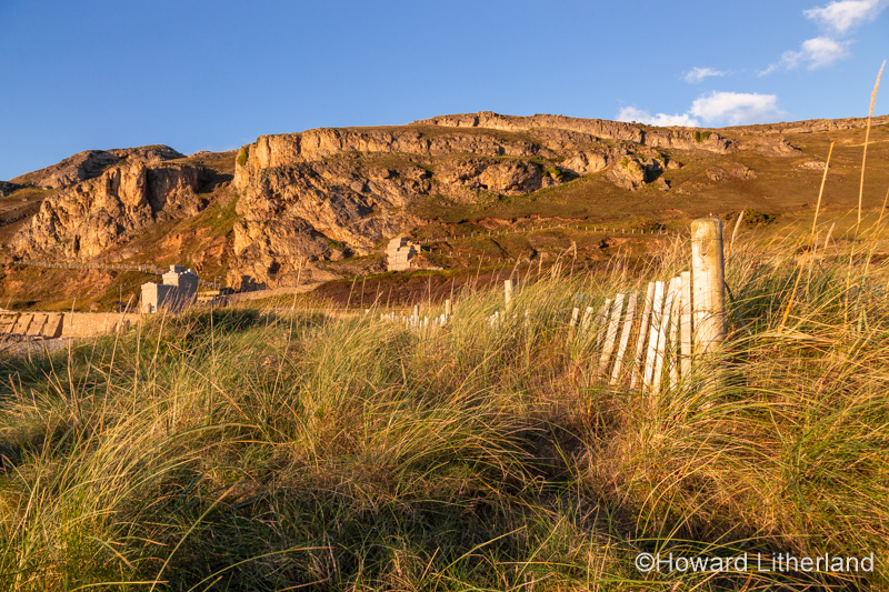 Llandudno West Shore dunes and Great Orme, North Wales