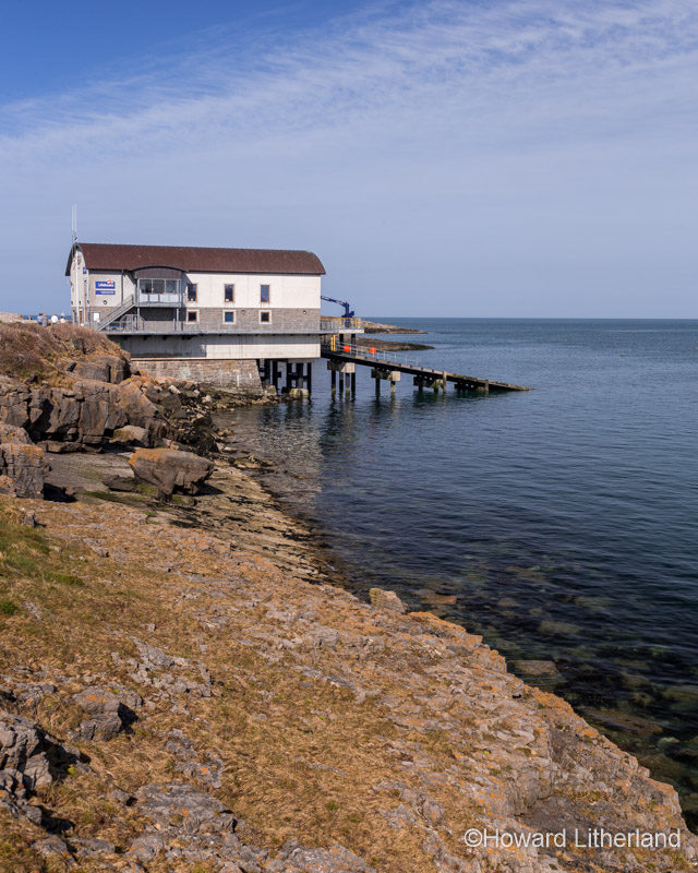 The new RNLI lifeboat station at Moelfre, Anglesey, North Wales