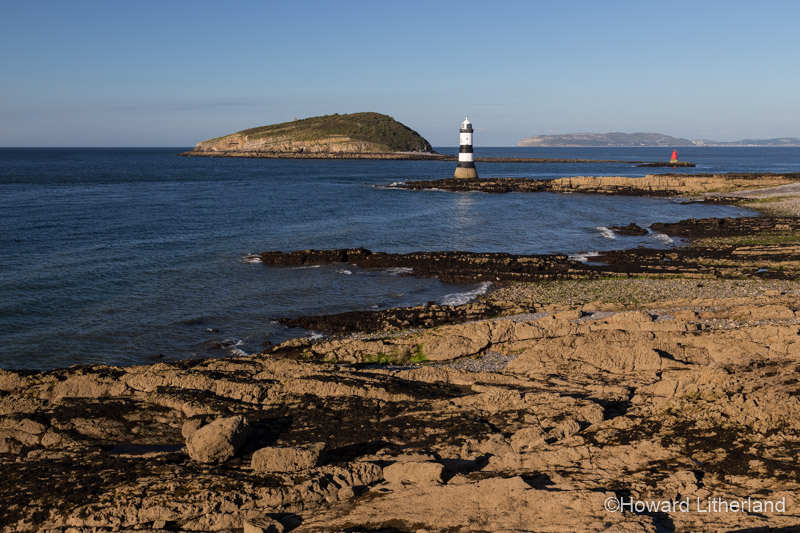 Lighthouse at Penmon Point, Anglesey on the North Wales coast