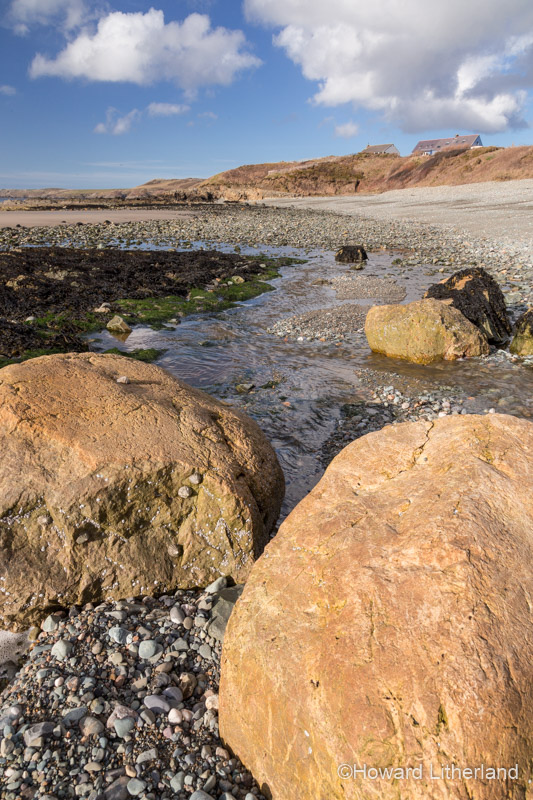 Rocks on the beach at Porth Trwyn, Anglesey, North Wales