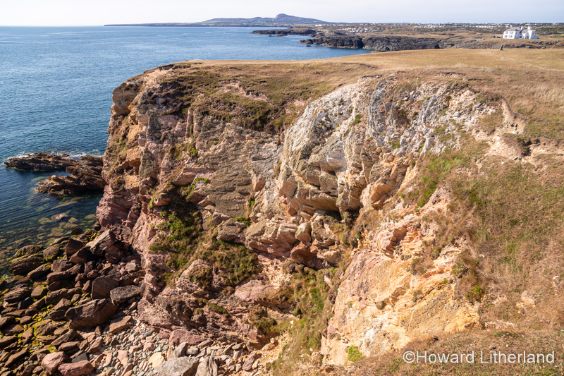 Rugged coastline at Rhoscolyn on Anglesey, North Wales