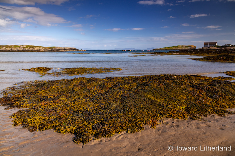 Rhoscolyn beach at low tide, Anglesey, North Wales on a sunny day
