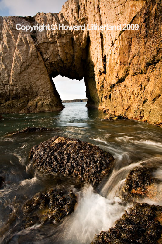 Sea arch, Bwa Gwyn, Anglesey