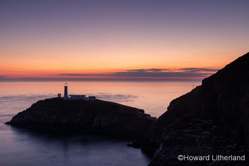 South Stack lighthouse on the coast of Anglesey, North Wales