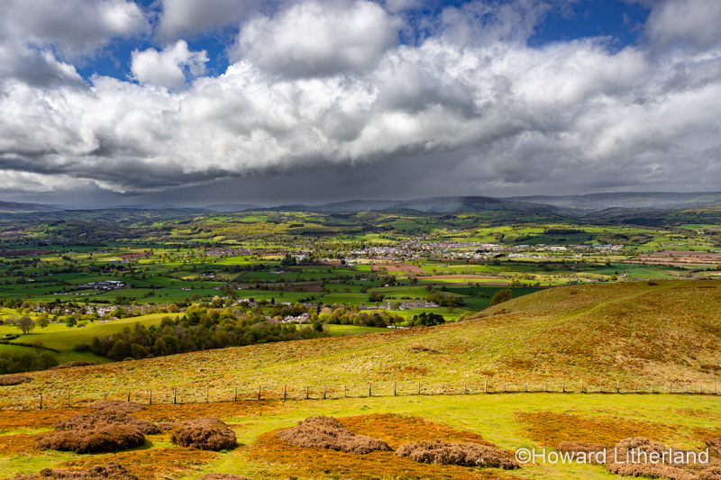 Vale of Clwyd under cloudy skies, North Wales