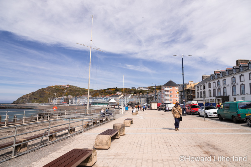 Aberystwyth promenade, Ceredigion, Wales
