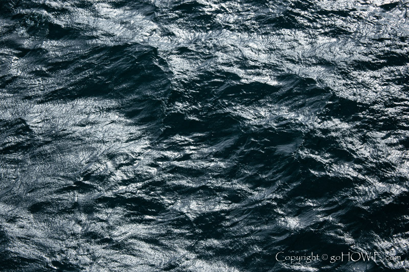 Wave patterns in the Atlantic Ocean, photographed from the P&O cruise liner Azura