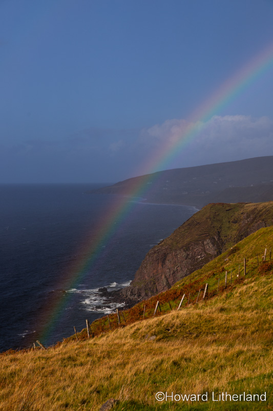 Rainbow over Aultgrishan on the Atlantic west coast of Scotland