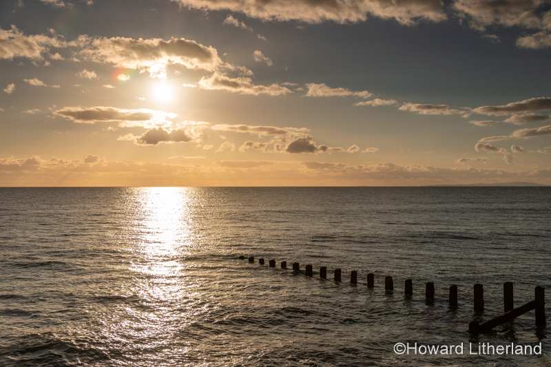 Sunset at Barmouth on the Wales coast