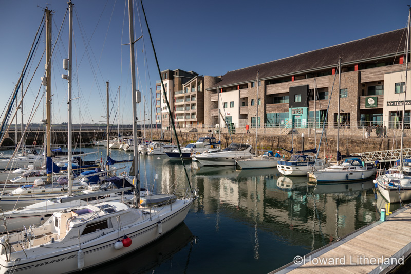Yachts at Victoria Dock, Carenarfon, North Wales