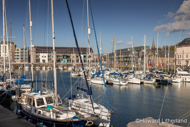 Yachts at Victoria Dock, Carenarfon, North Wales