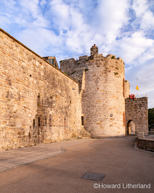 Caernarfon town walls, North Wales
