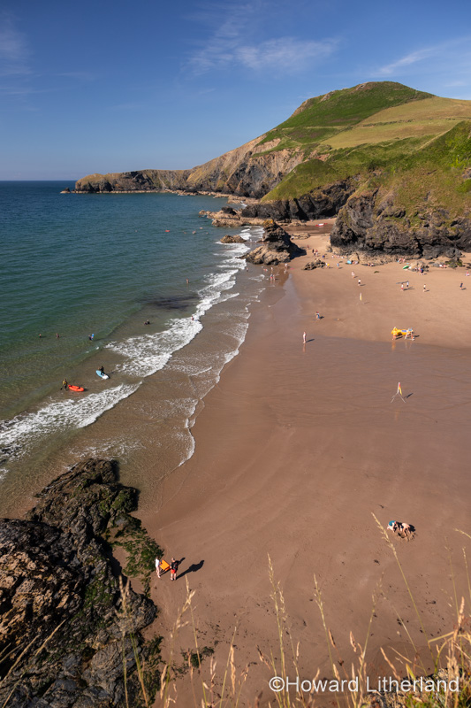 Llangrannog beach, Ceredigion, Wales