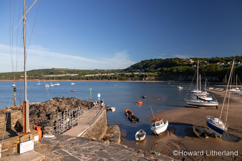 New Quay harbour, Ceredigion, on the welsh coast