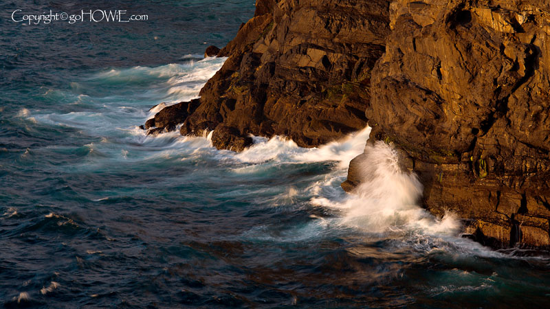 Cliffs and waves