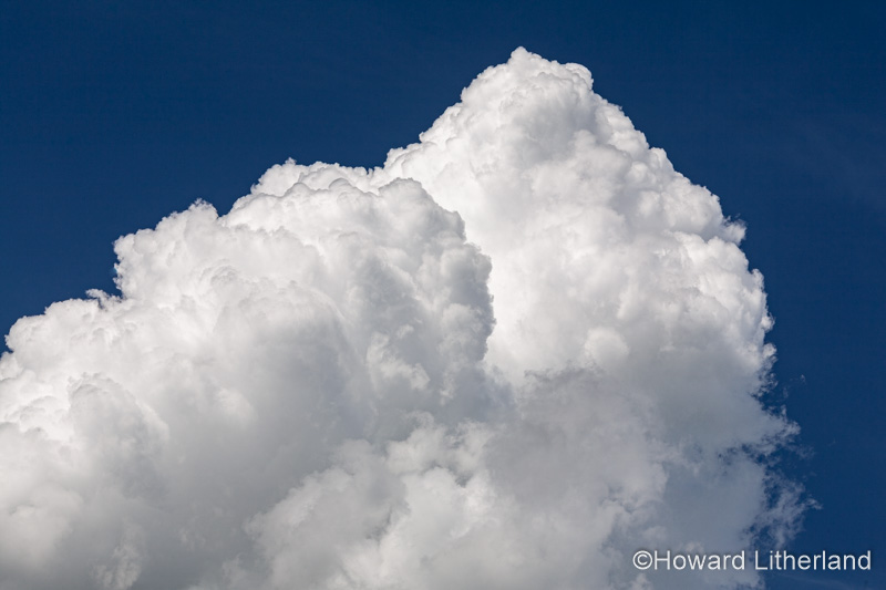 Cumulonimbus cloud in a blue sky
