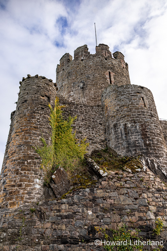Conway medieval castle, North Wales