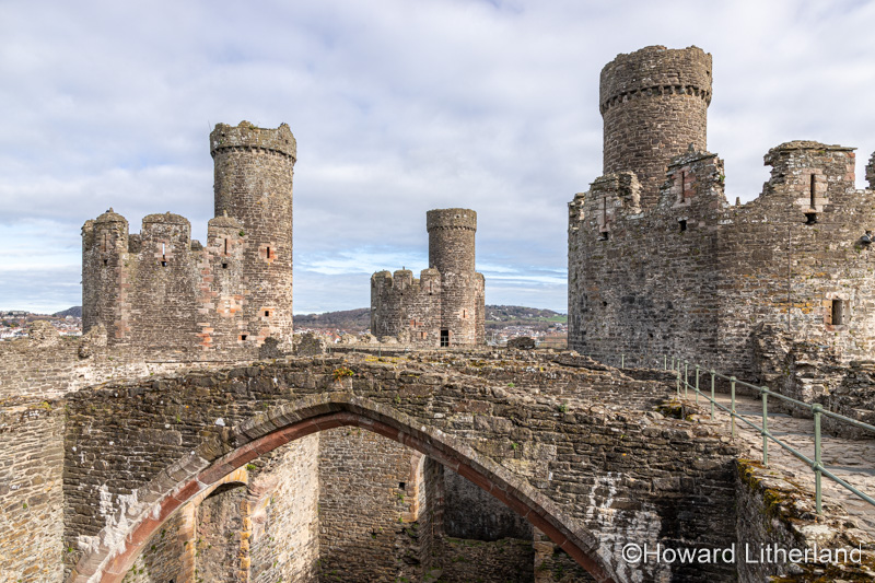 Conway medieval castle, North Wales