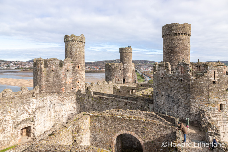 Conway medieval castle, North Wales