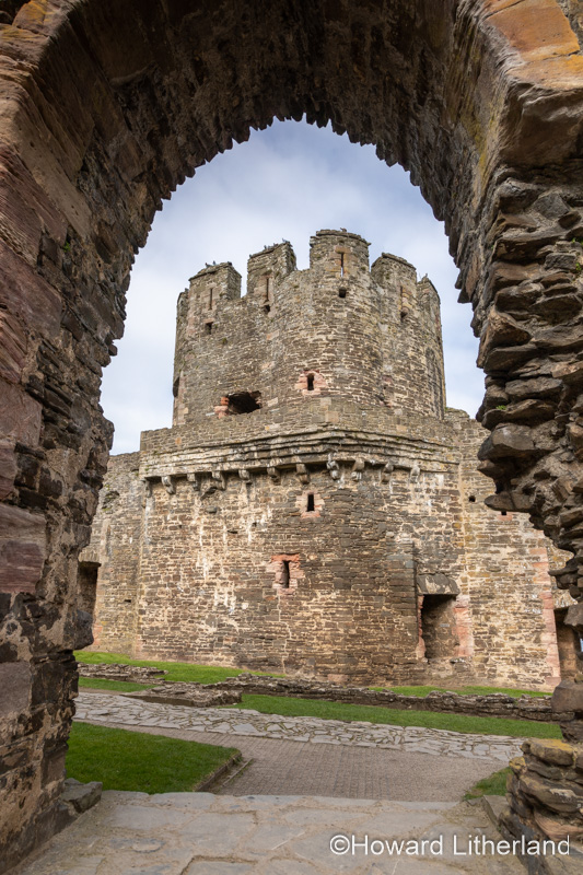 Conway medieval castle, North Wales