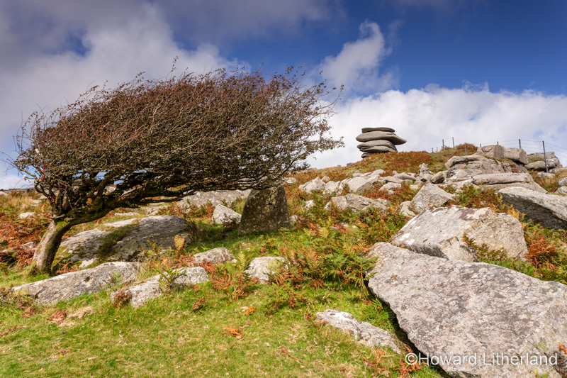 Cheesewring rock formation on Stowes Hill, Bodmin Moor, Cornwall