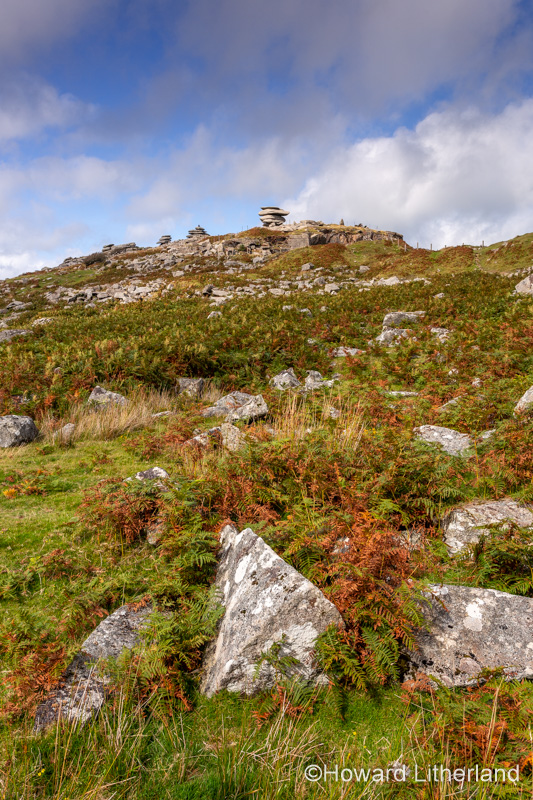 Cheesewring rock formation on Stowes Hill, Bodmin Moor, Cornwall
