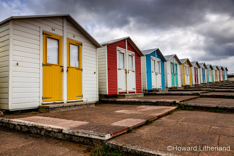 Beach huts at Bude on the North Cornwall coast
