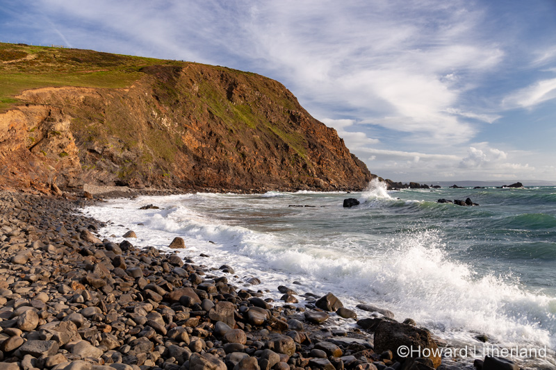 Atlantic coastline of North Cornwall at Duckpool