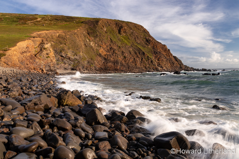 Atlantic coastline of North Cornwall at Duckpool