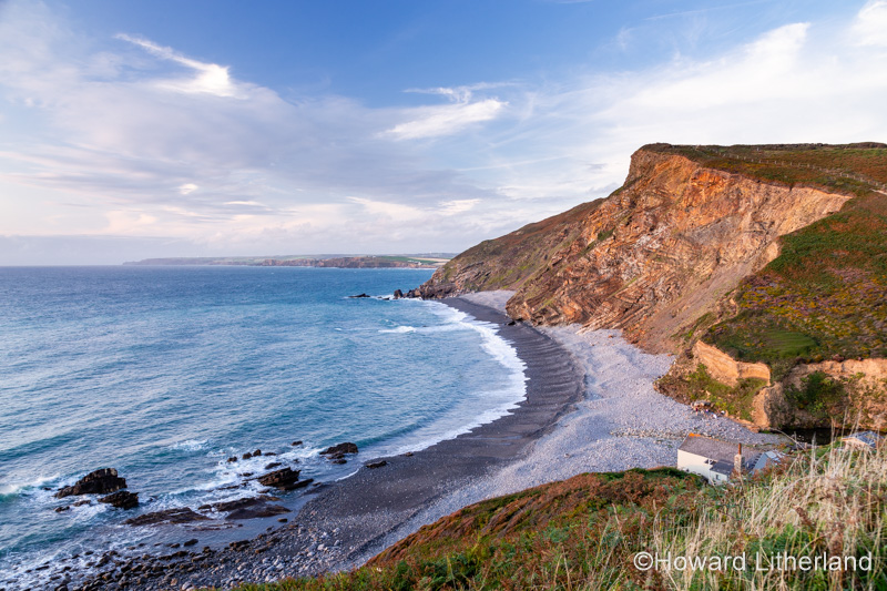 Atlantic coastline of North Cornwall at Duckpool