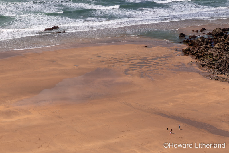 Atlantic coastline of North Cornwall at Duckpool