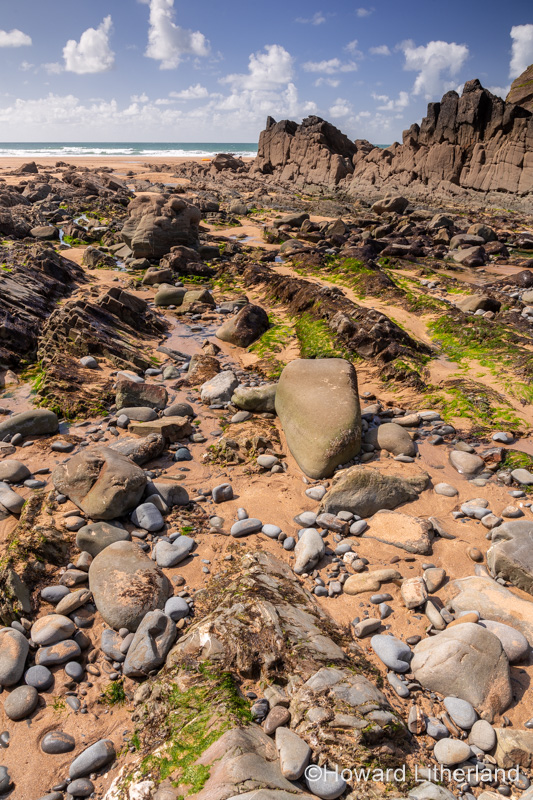 Atlantic coastline of North Cornwall at Duckpool