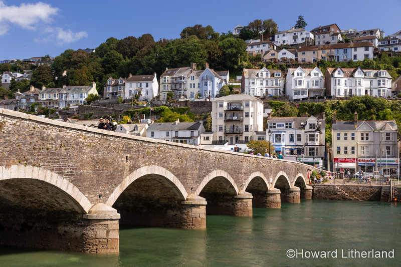 Bridge at Looe harbour, Cornwall, England